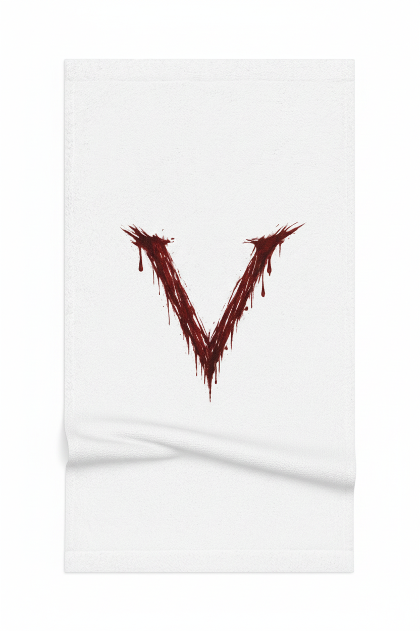 V logo Towel